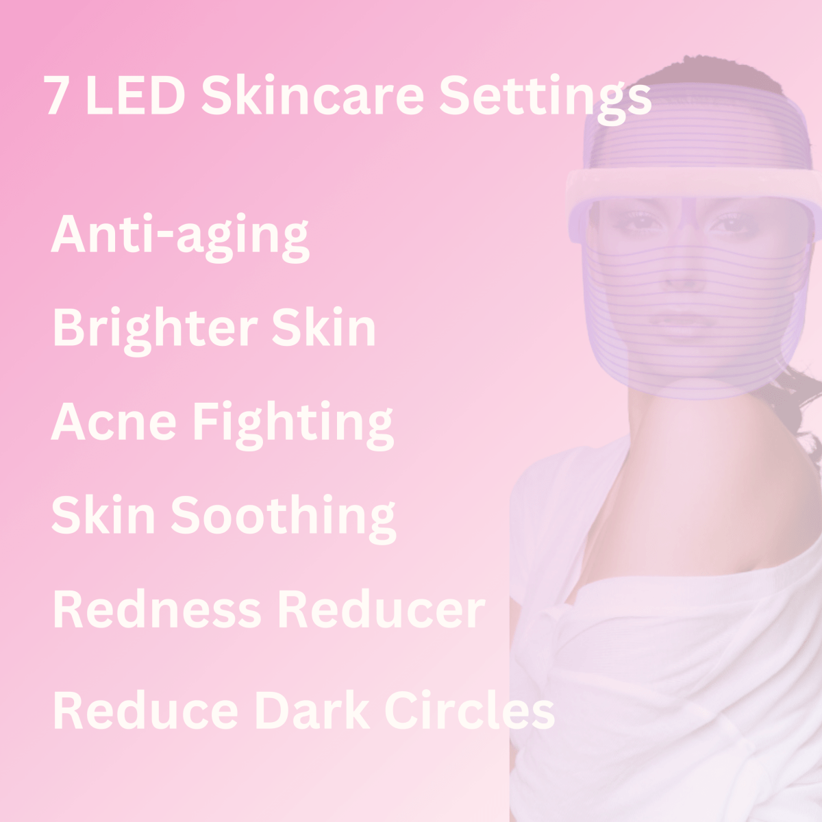 The benefits of using the LED therapy mask on skin